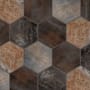 Merola Tile Industrial - 9" x 10" Solid Floor and Wall Tile - Matte Visual - Sold by Carton (4.05 SF/Carton) Multi Mix
