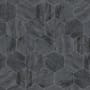 Merola Tile Cassis - 9" x 10" Hexagon Floor and Wall Tile - Glossy, Matte Visual - Sold by Carton (11.5 SF/Carton) Black