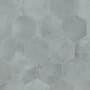 Merola Tile Atlas Hex - 9" x 10" Hexagon Floor and Wall Tile - Matte Visual - Sold by Carton (11.5 SF/Carton) Gray