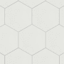 Merola Tile Textile - 19" x 22" Hexagon Floor and Wall Tile - Matte Visual - Sold by Carton (13.2 SF/Carton) White