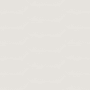 Merola Tile Kite - 4" x 12" Hexagon Wall Tile - Glossy Visual - Sold by Carton (11.2 SF/Carton) White