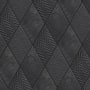 Merola Tile Rhombus - 6" x 10" Diamond Floor and Wall Tile - Glossy Visual - Sold by Carton (11.4 SF/Carton) Black