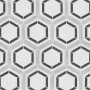 Merola Tile Coco - 7" x 8" Hexagon Floor and Wall Tile - Matte Visual - Sold by Carton (7.5 SF/Carton) Geo Classic