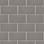 Merola Tile Piscina Brick - 10" x 20" Solid Floor and Wall Tile - Matte Visual - Sold by Carton (10.64 SF/Carton) Matte Dark Grey