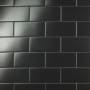 Merola Tile Piscina - 5" x 10" Rectangle Floor and Wall Tile - Glossy Visual - Sold by Carton (11.22 SF/Carton) Nero