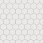 Merola Tile Gotham Hex - 2" x 2" Hexagon Geometric Floor and Wall Mosaic Tile - Matte Tile Visual - Sold by Carton (10 SF/Carton) White