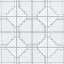 Merola Tile Hudson Moonbeam - 12" x 12" Specialty Geometric Floor and Wall Mosaic Tile - Glossy Porcelain Visual - Sold by Carton (10.1 SF/Carton) White