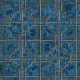 Merola Tile Hudson Moonbeam - 12" x 12" Specialty Geometric Floor and Wall Mosaic Tile - Glossy Porcelain Visual - Sold by Carton (10.1 SF/Carton) Pacific Blue