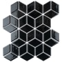 Merola Tile Sample Only of FKORHOG Glossy Black