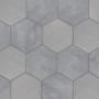Merola Tile Brickyard - 9" x 10" Hexagon Floor and Wall Tile - Matte Visual - Sold by Carton (13.05 SF/Carton) White