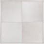 Merola Tile Matter - 6" x 6" Square Floor and Wall Tile - Glossy, Matte Visual - Sold by Carton (6.5 SF/Carton) Bone