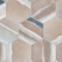 Merola Tile Matter - 8" x 9" Hexagon Floor and Wall Tile - Glossy, Matte Visual - Sold by Carton (3.8 SF/Carton) Taupe Blue
