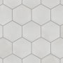 Merola Tile Matter - 8" x 9" Hexagon Floor and Wall Tile - Glossy, Matte Visual - Sold by Carton (3.8 SF/Carton) Bone