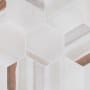Merola Tile Matter - 8" x 9" Hexagon Floor and Wall Tile - Glossy, Matte Visual - Sold by Carton (3.8 SF/Carton) Bone Red