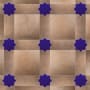 Merola Tile Argile Star - 7" x 7" Specialty Floor and Wall Tile - Glossy Visual - Sold by Piece Blu