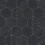 Merola Tile Retro Hex - 14" x 16" Hexagon Floor and Wall Tile - Textured Visual - Sold by Carton (11.07 SF/Carton) Nero