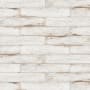 Merola Tile Bora - 3" x 18" Rectangle Floor and Wall Tile - Textured Visual - Sold by Carton (12 SF/Carton) White