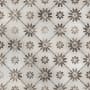 Merola Tile Kings Blume - 18" x 18" Square Floor and Wall Tile - Textured Visual - Sold by Carton (10.95 SF/Carton) Blume Nero
