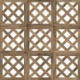 Merola Tile Kings Forest Lattice - 18" x 18" Square Floor and Wall Tile - Matte Visual - Sold by Carton (10.95 SF/Carton) Calcatta Mix