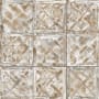 Merola Tile Kings Forest Lattice - 18" x 18" Square Floor and Wall Tile - Matte Visual - Sold by Carton (10.95 SF/Carton) White