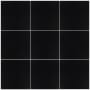 Merola Tile Klavier - 18" x 18" Square Floor and Wall Tile - Matte Visual - Sold by Carton (11.25 SF/Carton) Black