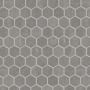 Merola Tile Liverpool - 1" x 1" Hexagon Geometric Floor and Wall Mosaic Tile - Textured Ceramic Visual - Sold by Sheet (9.72 SF/Carton) Light Gray