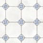 Merola Tile Englishtown - 13" x 13" Mosaic Floor and Wall Tile - Glossy, Matte, Satin Visual - Sold by Carton (10.76 SF/Carton) Blue