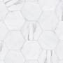 Merola Tile Marbilia BioTech - 11" x 13" Hexagon Floor and Wall Tile - Matte Visual - Sold by Carton (10.64 SF/Carton) Venato