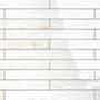 Merola Tile Scottsdale - 2" x 18" Rectangle Floor and Wall Tile - Glossy Visual - Sold by Carton (7.42 SF/Carton) White