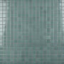 Merola Tile Celadon - 2" x 2" Square Encaustic Floor and Wall Mosaic Tile - Glossy Metal Visual - Sold by Carton (9.6 SF/Carton) Emerald