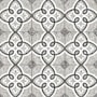 Merola Tile Riviera Octagon - 8" x 8" Encaustic Floor and Wall Tile - Matte Visual - Sold by Carton (10.75 SF/Carton) Garde Gris