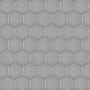 Merola Tile Metro - 2" x 2" Hexagon Geometric Floor and Wall Mosaic Tile - Glossy Tile Visual - Sold by Carton (10 SF/Carton) Light Gray