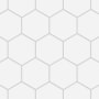 Merola Tile Metro - 4" x 4" Hexagon Geometric Floor and Wall Mosaic Tile - Matte Tile Visual - Sold by Carton (8.2 SF/Carton) White