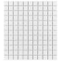 Merola Tile Metro 1" Square Floor and Wall Mosaic Tile - Porcelain Visual - Sold by Carton (9 SF/Carton) White