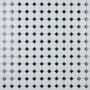 Merola Tile Metro - 12" x 12" Octagon Dot-Mounted Floor and Wall Mosaic Tile - Textured Porcelain Visual - Sold by Carton (9.4 SF/Carton) White / Black Dot