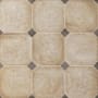 Merola Tile Laverton Octagon - 8" x 8" Geometric Floor and Wall Tile - Matte Visual - Sold by Carton (11.25 SF/Carton) Beige with Taco Grafito