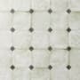 Merola Tile Laverton Octagon - 8" x 8" Geometric Floor and Wall Tile - Matte Visual - Sold by Carton (11.25 SF/Carton) Nieve with Taco Grafito