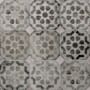 Merola Tile Laverton Octagon - 8" x 8" Mosaic Floor and Wall Tile - Matte Visual - Sold by Carton (11.25 SF/Carton) Deco Sombra with Taco Gris