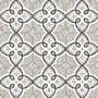Merola Tile Riviera Octagon - 8" x 8" Mosaic Floor and Wall Tile - Matte Visual - Sold by Carton (11.25 SF/Carton) Garde Gris with Taco Beige