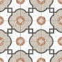 Merola Tile Riviera Octagon - 8" x 8" Mosaic Floor and Wall Tile - Matte Visual - Sold by Carton (11.25 SF/Carton) Grimaud Multicolor with Taco Beige