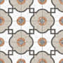 Merola Tile Riviera Octagon - 8" x 8" Mosaic Floor and Wall Tile - Matte Visual - Sold by Carton (11.25 SF/Carton) Grimaud Multicolor with Taco Nero