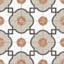 Merola Tile Riviera Octagon - 8" x 8" Mosaic Floor and Wall Tile - Matte Visual - Sold by Carton (11.25 SF/Carton) Grimaud Multicolor with Taco Rojizo
