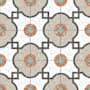 Merola Tile Riviera Octagon - 8" x 8" Mosaic Floor and Wall Tile - Matte Visual - Sold by Carton (11.25 SF/Carton) Grimaud Multicolor with Taco Verde