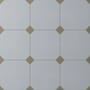 Merola Tile Vaudeville Octagon - 8" x 8" Geometric Floor and Wall Tile - Matte Visual - Sold by Carton (11.25 SF/Carton) Humo with Taco Oliva