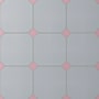 Merola Tile Vaudeville Octagon - 8" x 8" Geometric Floor and Wall Tile - Matte Visual - Sold by Carton (11.25 SF/Carton) Humo with Taco Pink