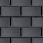 Merola Tile Santorini Biselado - 4" x 8" Rectangle Wall Tile - Glossy Visual - Sold by Carton (11 SF/Carton) Nero