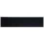 Merola Tile Battiscopa 3 in. x 13 in. Slight Texture Ceramic Trim - Sold by the Piece - Sold by Piece (1.08 LF/Piece) Matte Black