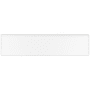Merola Tile Battiscopa 3 in. x 13 in. Slight Texture Ceramic Trim - Sold by the Piece - Sold by Piece (1.08 LF/Piece) Matte White