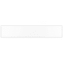 Merola Tile Battiscopa 3 in. x 18 in. Slight Texture Ceramic Trim - Sold by the Piece (1.48 LF/Piece) Matte White