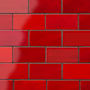 Merola Tile Viva - 3" x 6" Subway Wall Tile - Glossy Visual - Sold by Carton (4.16 SF/Carton) Rojo